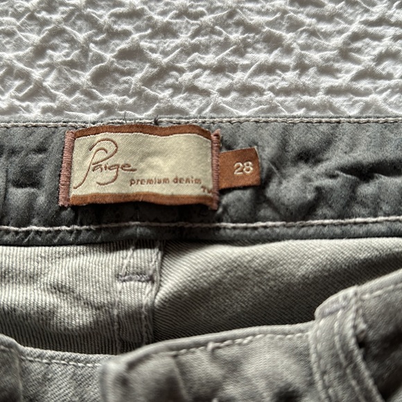 Paige Melrose Straight Grey Jean - Picture 8 of 8